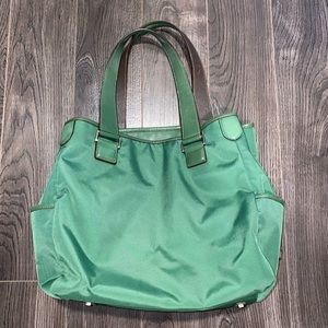 Tumi Green Shoulder Bag
